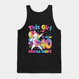 It's My 10th Birthday Shirt This Girl Is Now 10 Years Old Tank Top